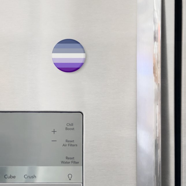 SlipperyJoe's Butch Lesbian Pride Flag represent b Magnet (In Situ (Fridge))