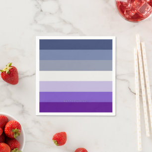 SlipperyJoe's Butch Lesbian Pride Flag represent b Napkin