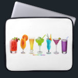 SlipperyJoe's cheers alcohol cocktails LGBTQIA gay Laptop Sleeve<br><div class="desc">SlipperyJoe's cheers alcohol cocktails LGBTQIA gay pride rainbow gradient artistic vibrant neon alcoholic beverages red cocktail raspberries mint garnish orange-coloured concoction with tangerine slice glass yellow beer green margarita fruity blue Hawaiian drink pink Cosmopolitan lime wheel tall stemware purple Lavender martini</div>