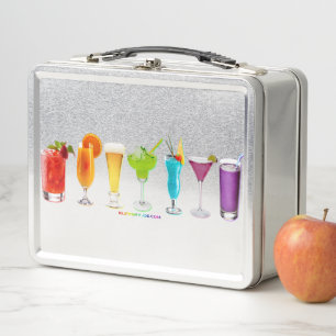 SlipperyJoe's cheers alcohol cocktails LGBTQIA gay Metal Lunch Box