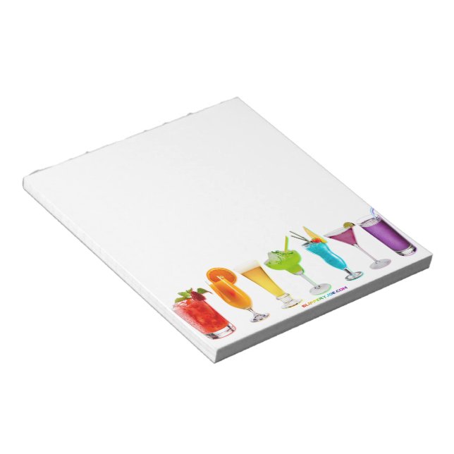 SlipperyJoe's cheers alcohol cocktails LGBTQIA gay Notepad (Angled)