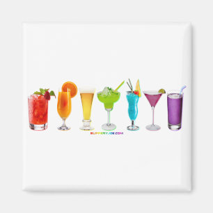 SlipperyJoe's Cheers drink alcohol cocktail pride  Magnet