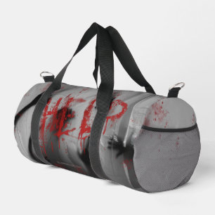 SlipperyJoe's chilling horror-themed visual thick  Duffle Bag