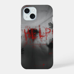 SlipperyJoe's chilling horror-themed visual thick iPhone 15 Case
