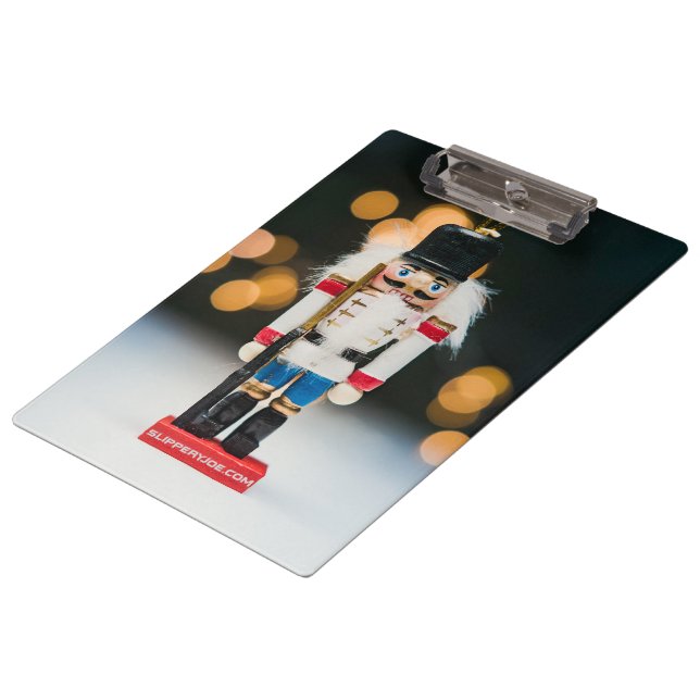 SlipperyJoe's Christmas classic nutcracker ornamen Clipboard (Angled)