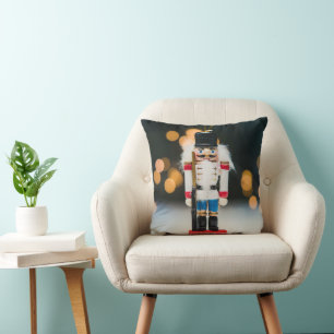 SlipperyJoe's Christmas classic nutcracker ornamen Cushion