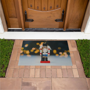 SlipperyJoe's Christmas classic nutcracker ornamen Doormat