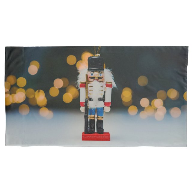 SlipperyJoe's Christmas classic nutcracker ornamen Pillowcase (Front)