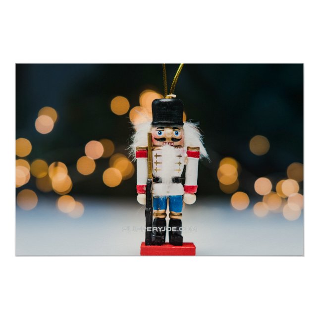 SlipperyJoe's Christmas classic nutcracker ornamen Poster (Front)