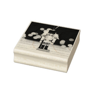 SlipperyJoe's Christmas classic nutcracker ornamen Rubber Stamp