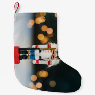 SlipperyJoe's Christmas classic nutcracker ornamen Small Christmas Stocking