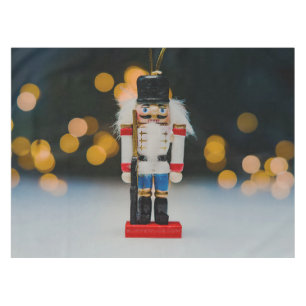 SlipperyJoe's Christmas classic nutcracker ornamen Tablecloth