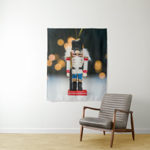 SlipperyJoe's Christmas classic nutcracker ornamen Tapestry