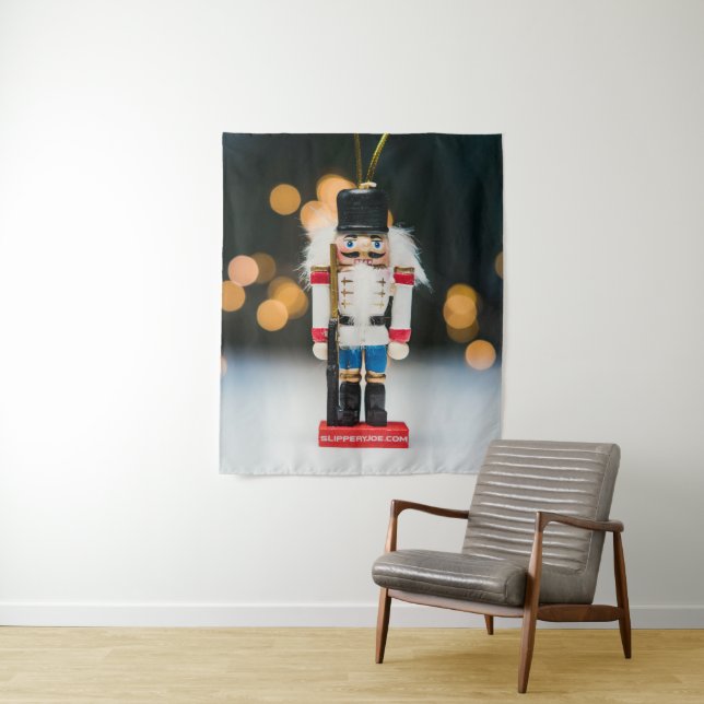 SlipperyJoe's Christmas classic nutcracker ornamen Tapestry (In Situ)