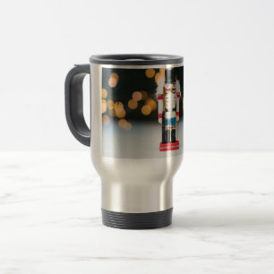 SlipperyJoe's Christmas classic nutcracker ornamen Travel Mug