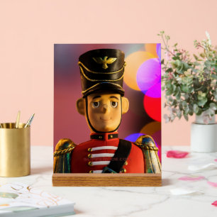 SlipperyJoe's Christmas classic toy soldier friend Acrylic Sign