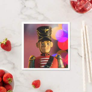 SlipperyJoe's Christmas classic toy soldier friend Napkin