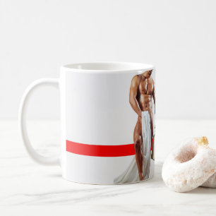 SlipperyJoe's Christmas shopping white paper spira Coffee Mug