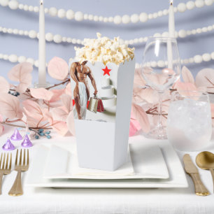 SlipperyJoe's Christmas shopping white paper spira Favour Box