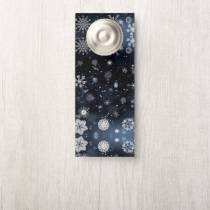 SlipperyJoe's Christmas winter magical peaceful at Door Hanger