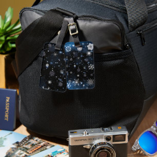SlipperyJoe's Christmas winter magical peaceful at Luggage Tag