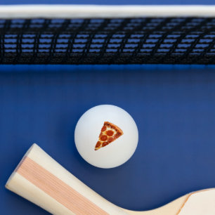 SlipperyJoe's classic pepperoni pizza slice melted Ping Pong Ball