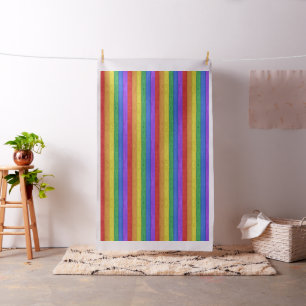 SlipperyJoe's classic rainbow tactile handcrafted Fabric