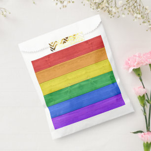 SlipperyJoe's classic rainbow tactile handcrafted Favour Bags