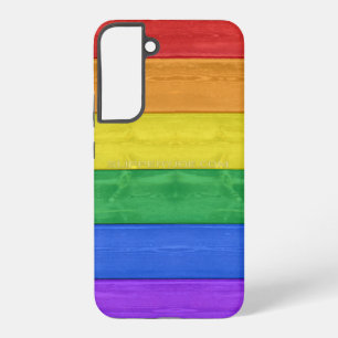SlipperyJoe's classic rainbow tactile handcrafted  Samsung Galaxy Case