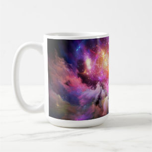 SlipperyJoe's cloud artwork abstract vibrant surre Coffee Mug