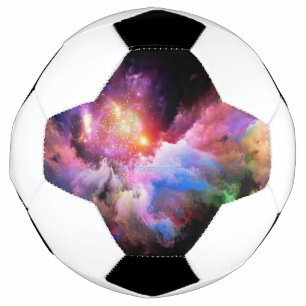 SlipperyJoe's cloud artwork abstract vibrant surre Football