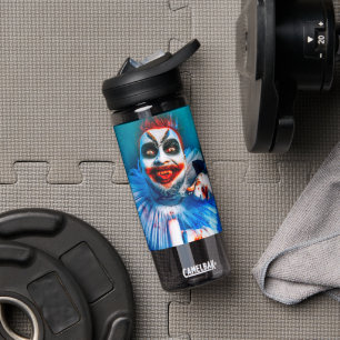 SlipperyJoe's clown outfit Happy Halloween blood k Water Bottle