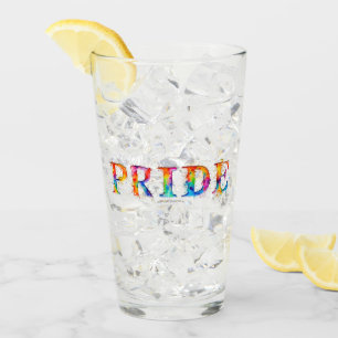 SlipperyJoe's colourful creative Pride-themed text Glass