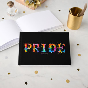 SlipperyJoe's colourful creative Pride-themed text Guest Book