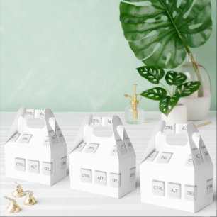 SlipperyJoe's CTRL ALT DEL computer keyboard butto Favour Box