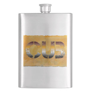 SlipperyJoe's cub bear culturally rooted LGBTQIA a Hip Flask