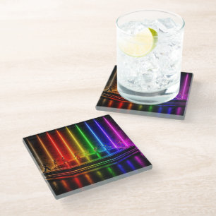 SlipperyJoe's dance performance celebrating Pride Glass Coaster