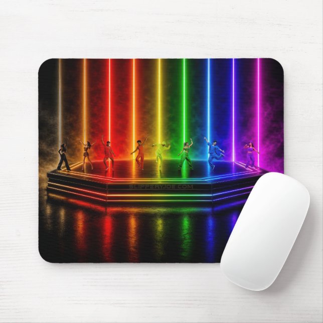 SlipperyJoe's dance performance celebrating Pride  Mouse Mat (With Mouse)