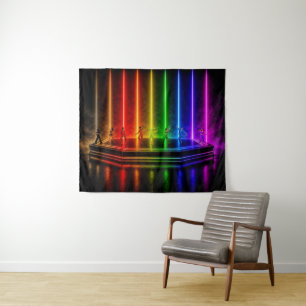 SlipperyJoe's dance performance celebrating Pride Tapestry