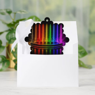 SlipperyJoe's dance performance celebrating Pride Tree Decoration Card