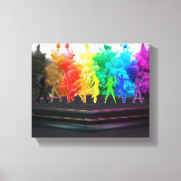 SlipperyJoe's  Dancing Pride Shadows gay gifts art