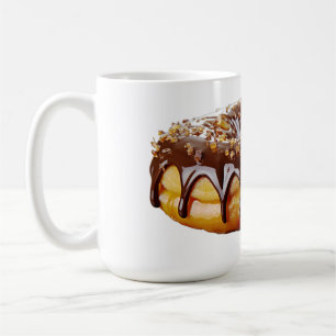 SlipperyJoe's decadent donut covered thick glossy  Coffee Mug