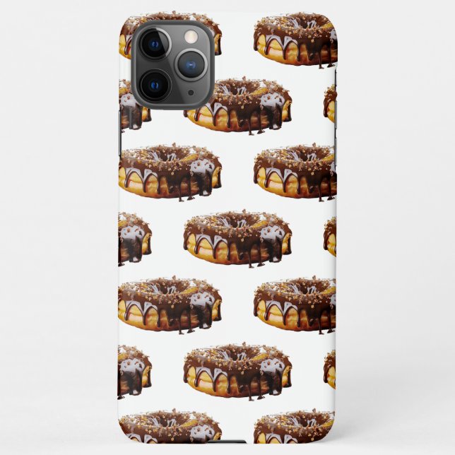 SlipperyJoe's decadent donut covered thick glossy  iPhone Case (Back)