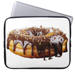 SlipperyJoe's decadent donut covered thick glossy Laptop Sleeve