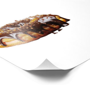 SlipperyJoe's decadent donut covered thick glossy  Photo Print