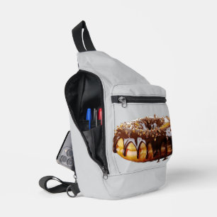 SlipperyJoe's decadent donut covered thick glossy Sling Bag