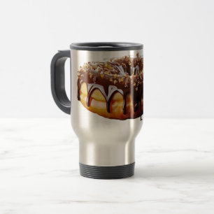 SlipperyJoe's decadent donut covered thick glossy Travel Mug