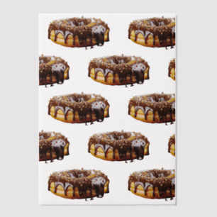 SlipperyJoe's decadent donut covered thick glossy  Vellum Invitations