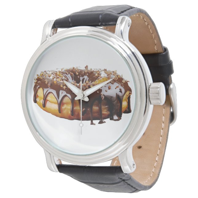 SlipperyJoe's decadent donut covered thick glossy  Watch (Angled)