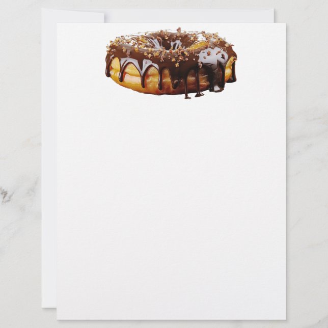 SlipperyJoe's decadent doughnut covered thick glos Custom Letterhead (Front)
